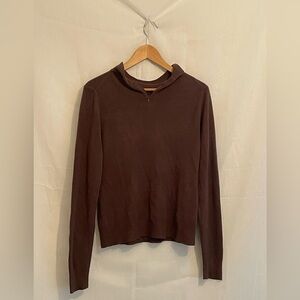 Elegant Brown Women's Top